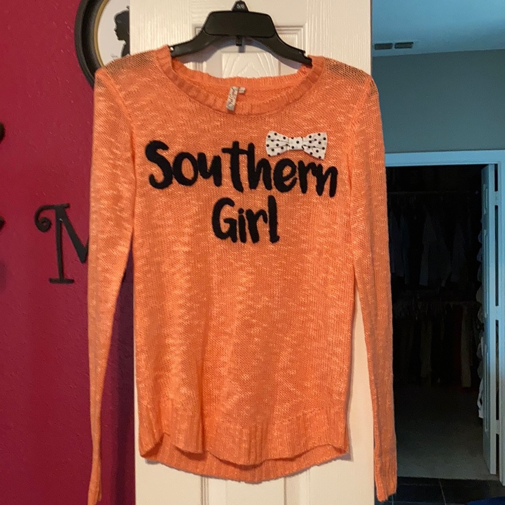 Coral sweater